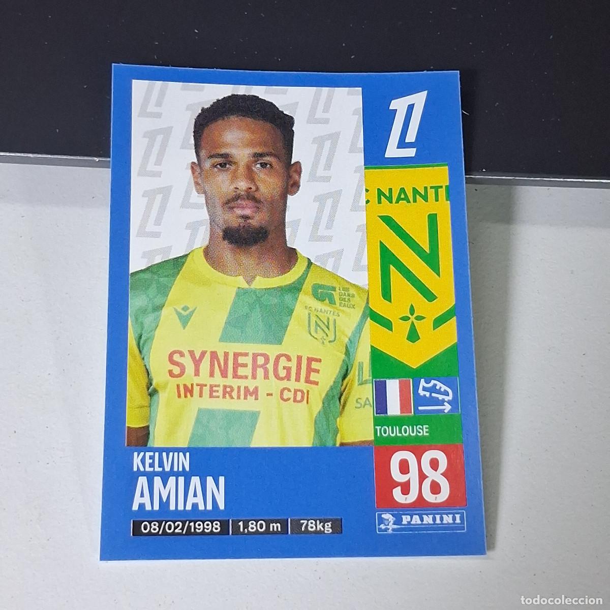 Cromos de f&uacute;tbol: B43 295 KELVIN AMIAN NANTES CROMO PANINI LIGUE 1 FOOT 24-25 LIGA FRANCIA 2024-2025