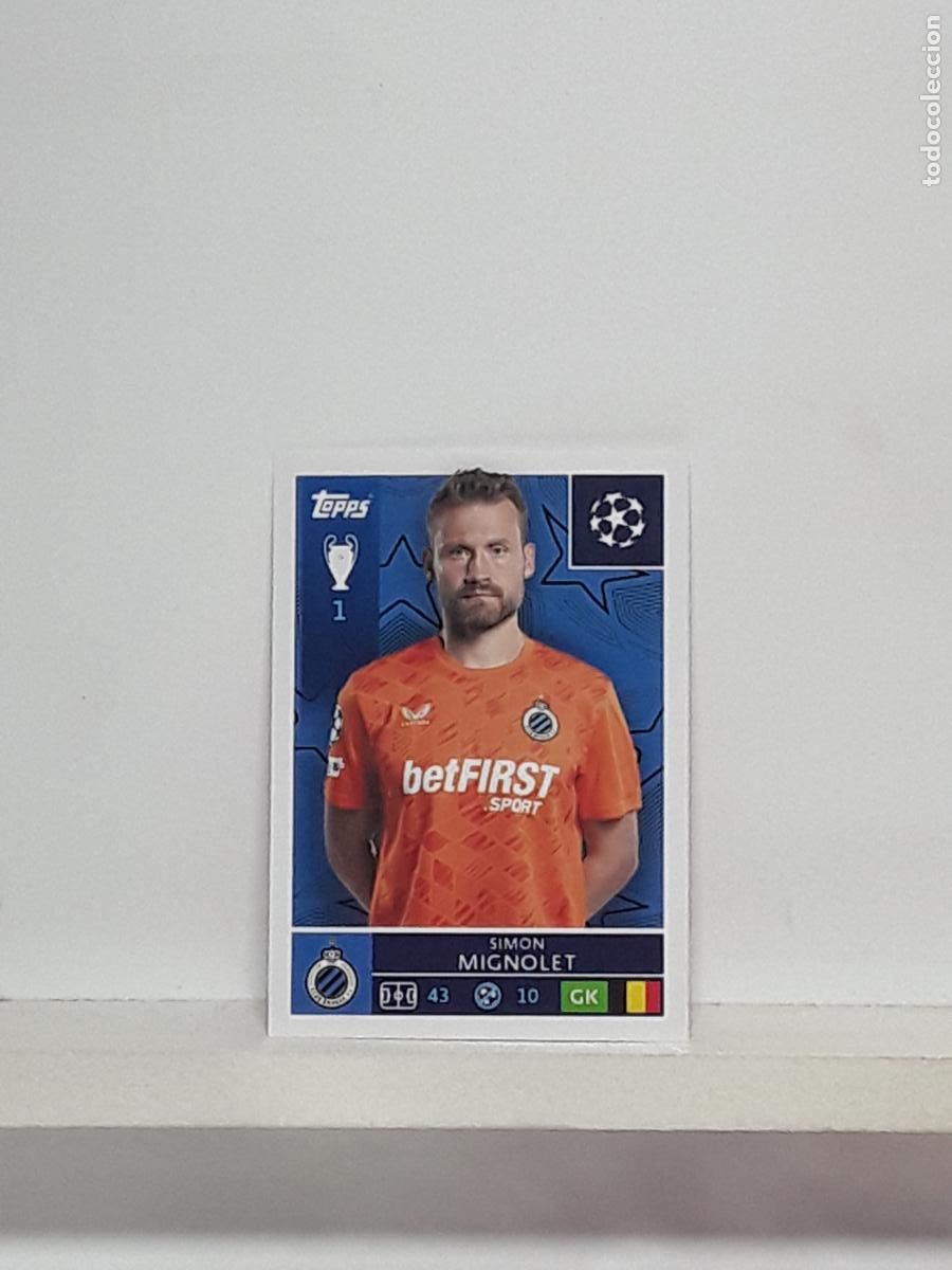 Cromos de f&uacute;tbol: CHAMPIONS STICKER 2025 2026 25 26 ALBUM TOPPS LEAGUE N 482 BRUGGE SIMON MIGNOLET