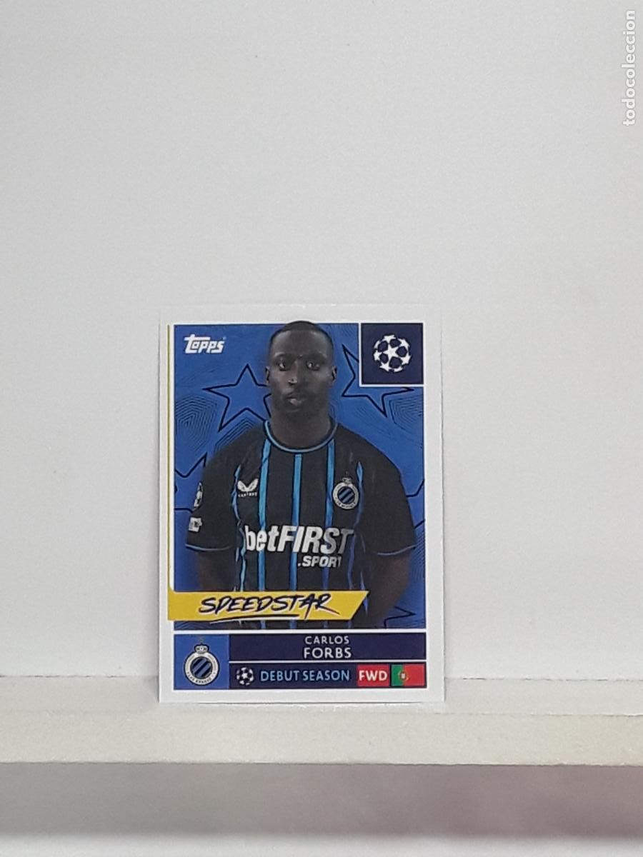 Cromos de f&uacute;tbol: CHAMPIONS STICKER 2025 2026 25 26 ALBUM TOPPS LEAGUE N 490 BRUGGE CARLOS FORBS