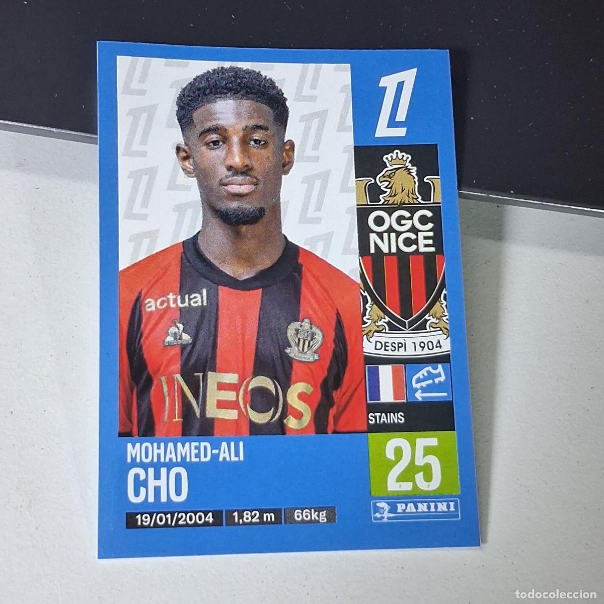 Cromos de f&uacute;tbol: B43 342 MOHAMED-ALI CHO NICE CROMO PANINI LIGUE 1 FOOT 24-25 LIGA FRANCIA 2024-2025