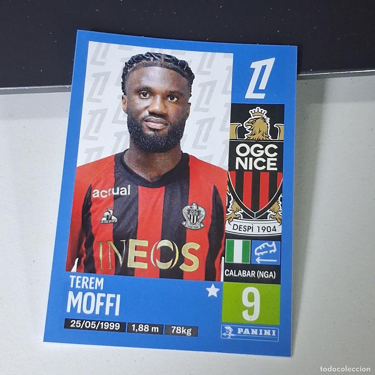Cromos de f&uacute;tbol: B43 347 TEREM MOFFI NICE CROMO PANINI LIGUE 1 FOOT 24-25 LIGA FRANCIA 2024-2025