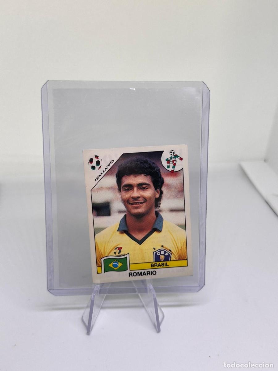 Cromos de Futebol: Romario Brasil 208 Panini Italia 90 Sin pegar