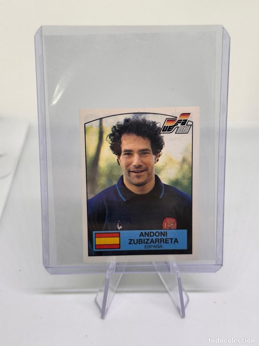Cromos de Futebol: Zubizarreta Espa&ntilde;a 133 Panini Euro 88 Sin pegar