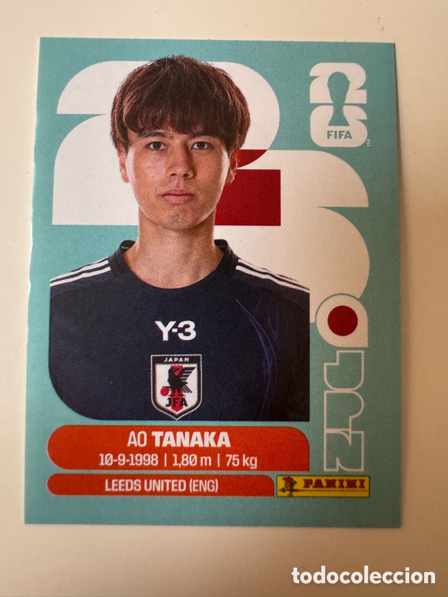 Cartes &agrave; collectionner de Football: FIFA WORLD CUP 2026 STICKER PANINI &ndash; AO TANAKA &ndash; Jap&oacute;n JPN10