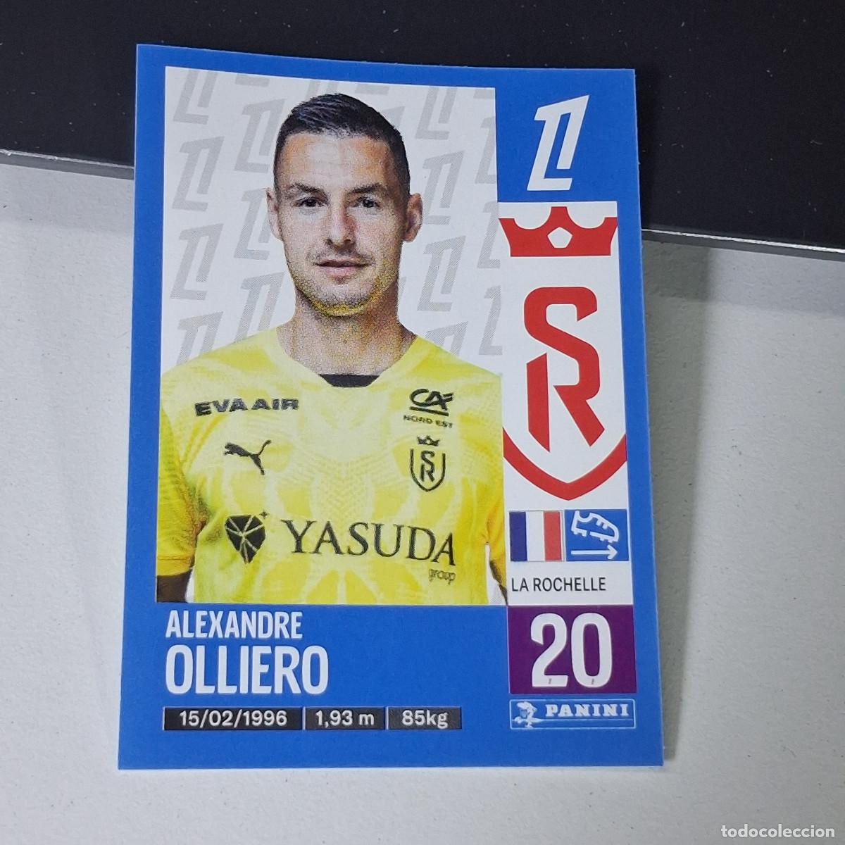 Cromos de Futebol: B43 380 ALEXANDRE OLLIERO STADE DE REIMS CROMO PANINI LIGUE 1 FOOT 24-25 LIGA FRANCIA 2024-2025