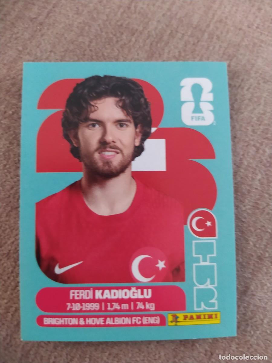 Cromos de Futebol: TUR 08 TUR8 Ferdi KADIOGLU 8 Turqu&iacute;a Mundial 2026 Panini