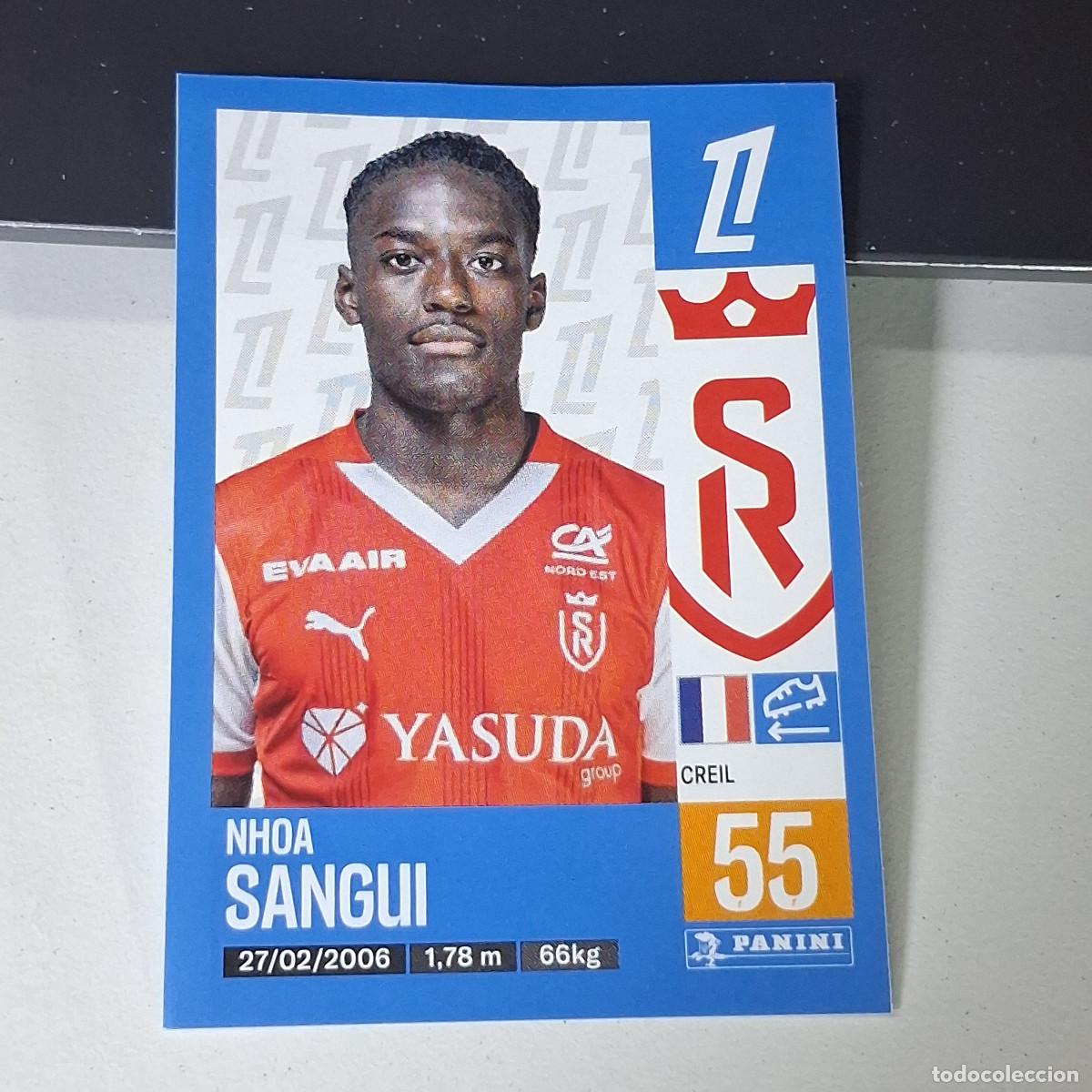 Cromos de Futebol: B43 388 NHOA SANGUI STADE DE REIMS CROMO PANINI LIGUE 1 FOOT 24-25 LIGA FRANCIA 2024-2025