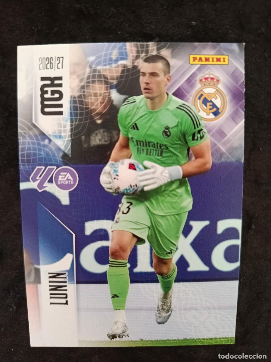 Cromos de Futebol: MGK 2026/27 MEGACRACKS PANINI. #219 LUNIN. R.MADRID