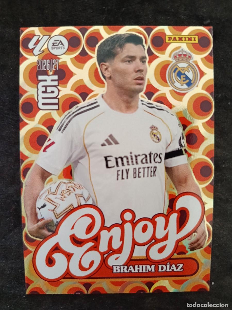 Cromos de Futebol: MGK 2026/27 MEGACRACKS PANINI. #380 BRAHIM D&Iacute;AZ &rdquo;ENJOY&rdquo;. R.MADRID