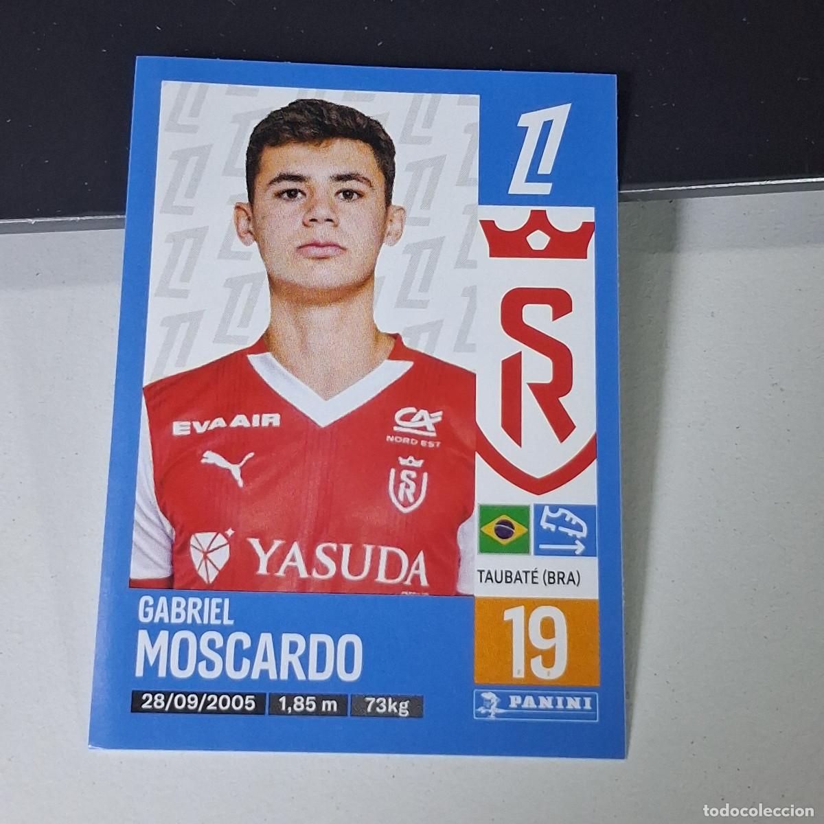 Cromos de Futebol: B43 393 GABRIEL MOSCARDO STADE DE REIMS CROMO PANINI LIGUE 1 FOOT 24-25 LIGA FRANCIA 2024-2025
