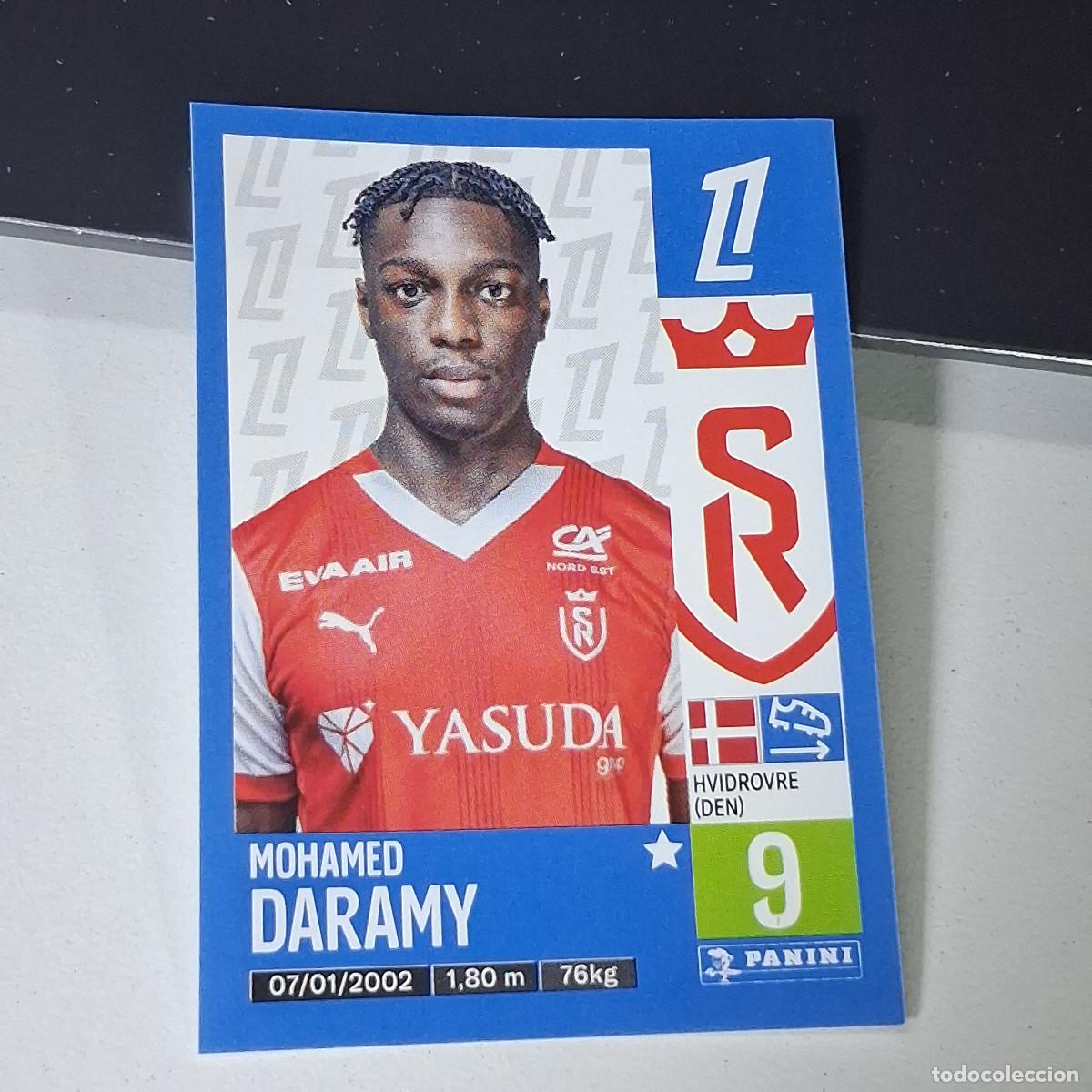 Cromos de f&uacute;tbol: B43 396 MOHAMED DARAMY STADE DE REIMS CROMO PANINI LIGUE 1 FOOT 24-25 LIGA FRANCIA 2024-2025