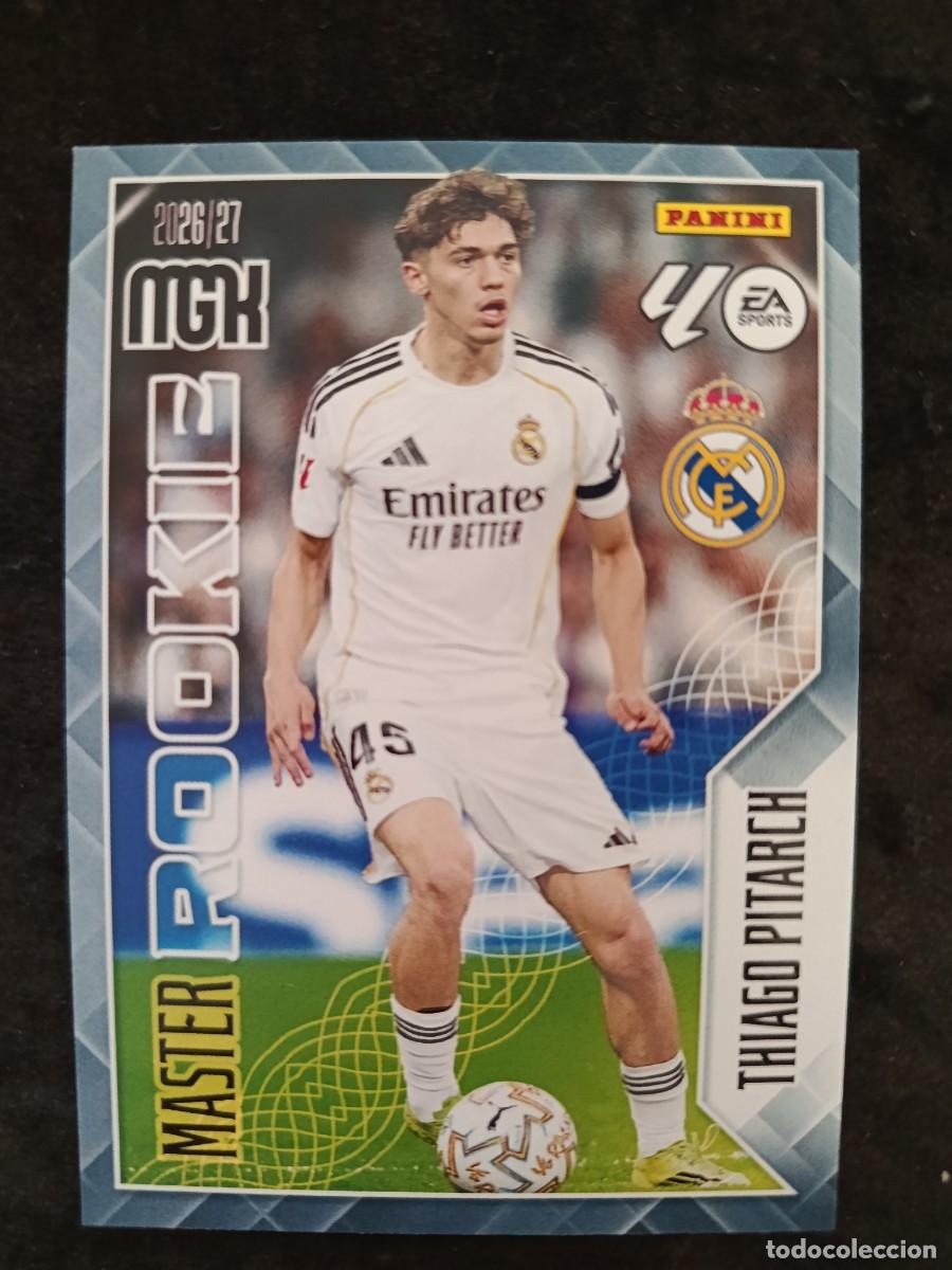 Cromos de f&uacute;tbol: MGK 2026/27 MEGACRACKS PANINI. #419 THIAGO PITARCH &rdquo;MASTER ROOKIE&rdquo;. R.MADRID
