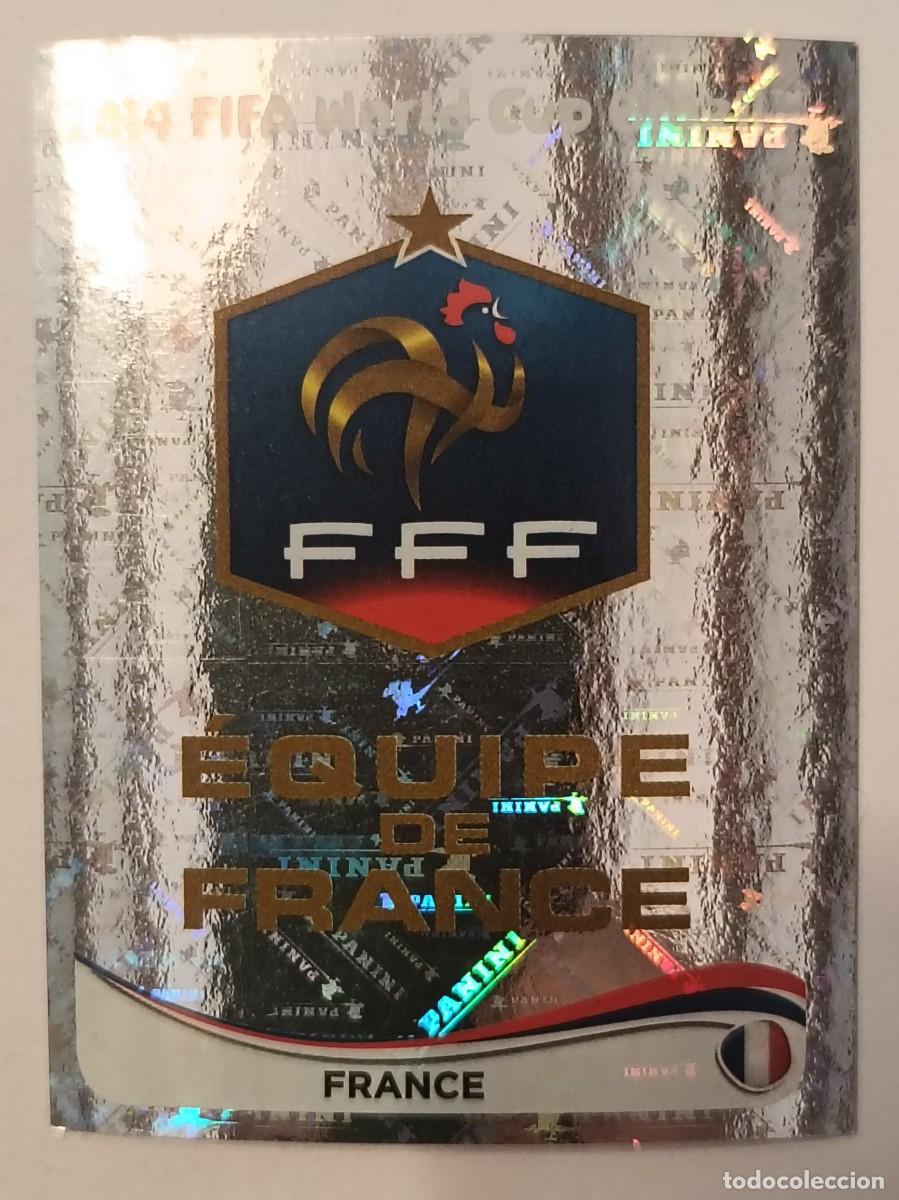 Cromos de f&uacute;tbol: #374 ESCUDO (FRANCIA) MUNDIAL BRASIL 2014 PANINI
