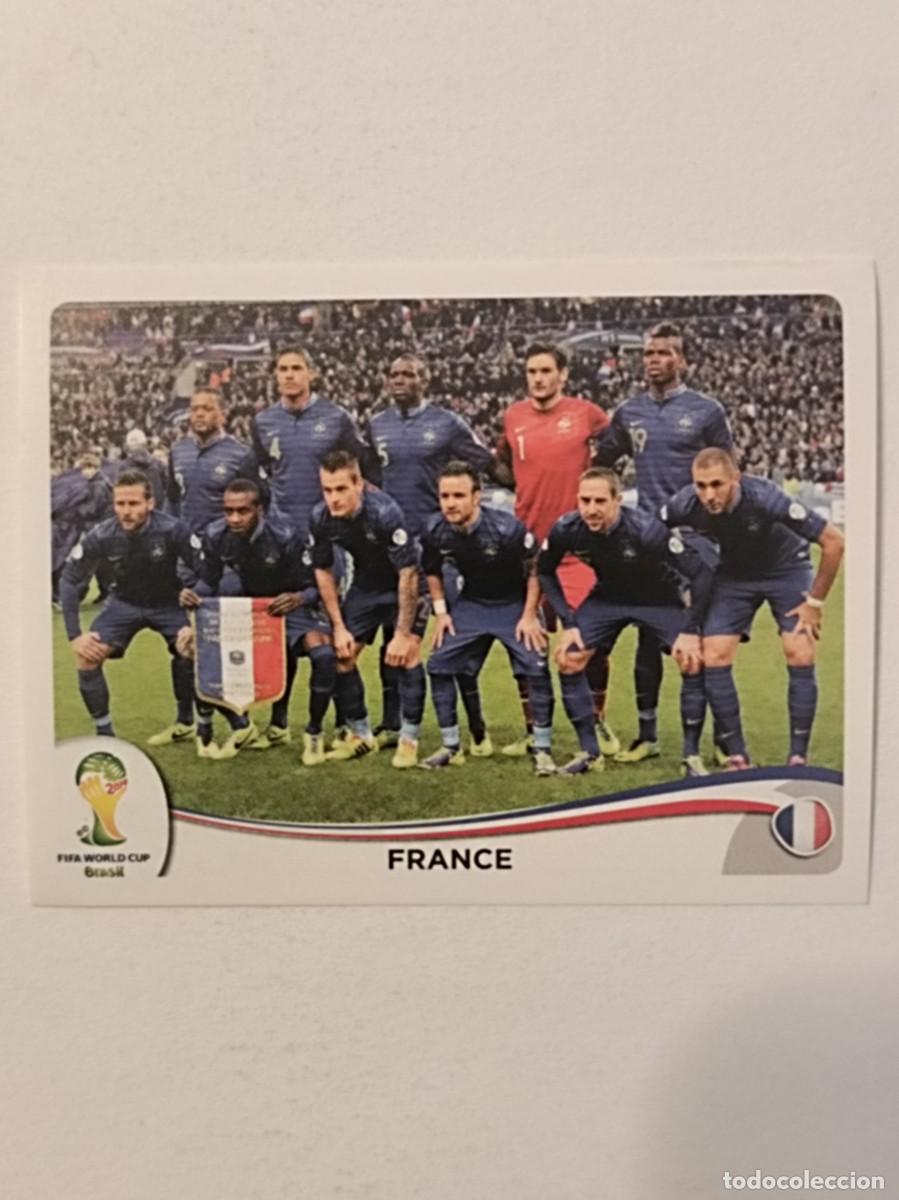 Cromos de f&uacute;tbol: #375 ALINEACION (FRANCIA) MUNDIAL BRASIL 2014 PANINI