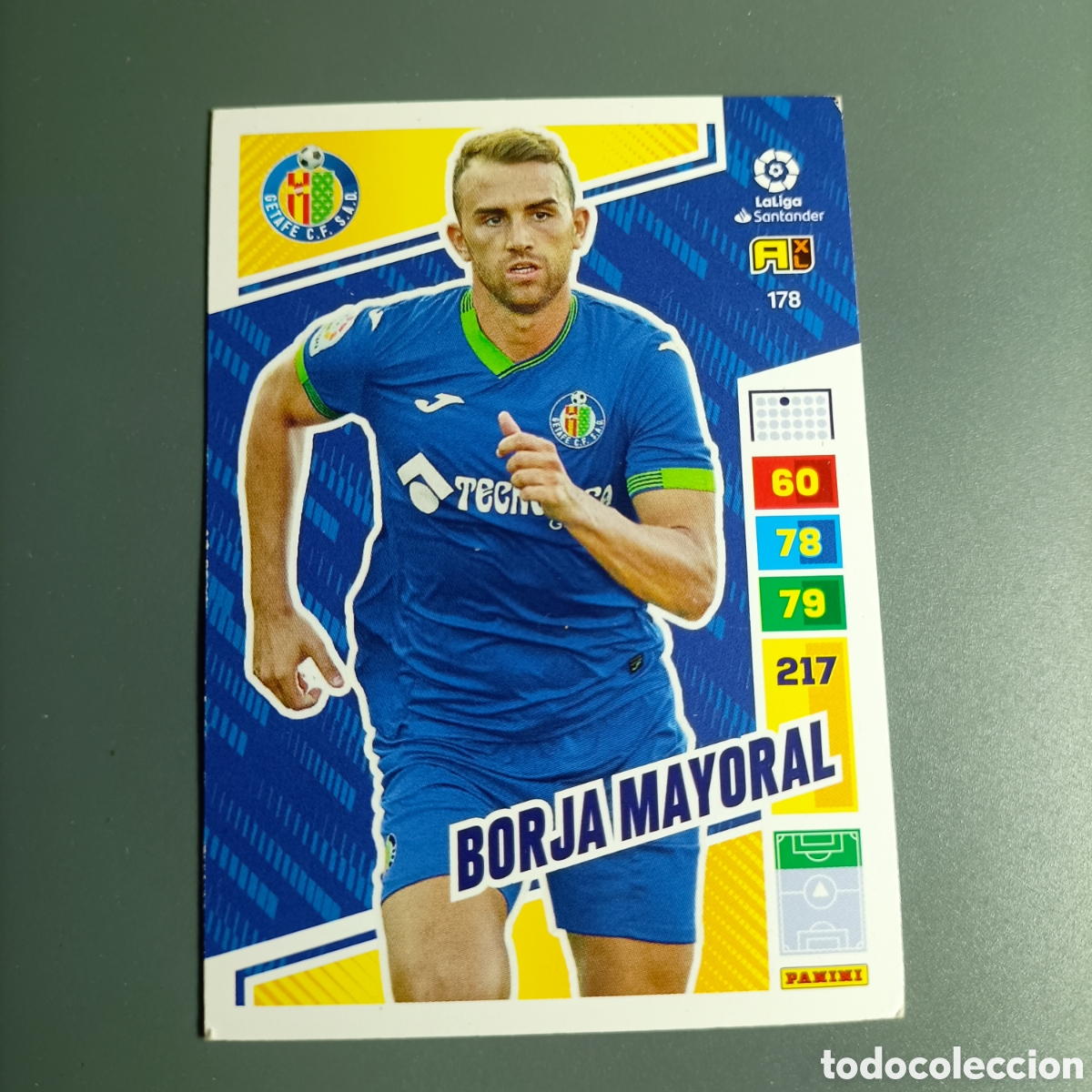 Cromos de f&uacute;tbol: ADRENALYN. LIGA 2022-2023 (GETAFE) №178 BORJA MAYORAL