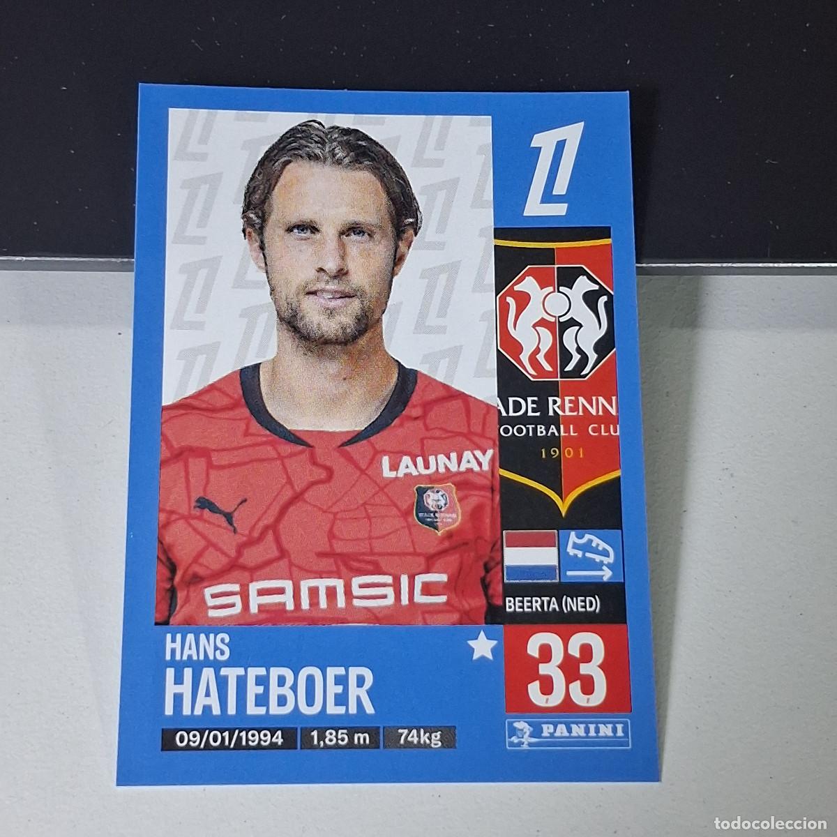 Cromos de f&uacute;tbol: B43 408 HANS HATEBOER STADE DE REIMS CROMO PANINI LIGUE 1 FOOT 24-25 LIGA FRANCIA 2024-2025