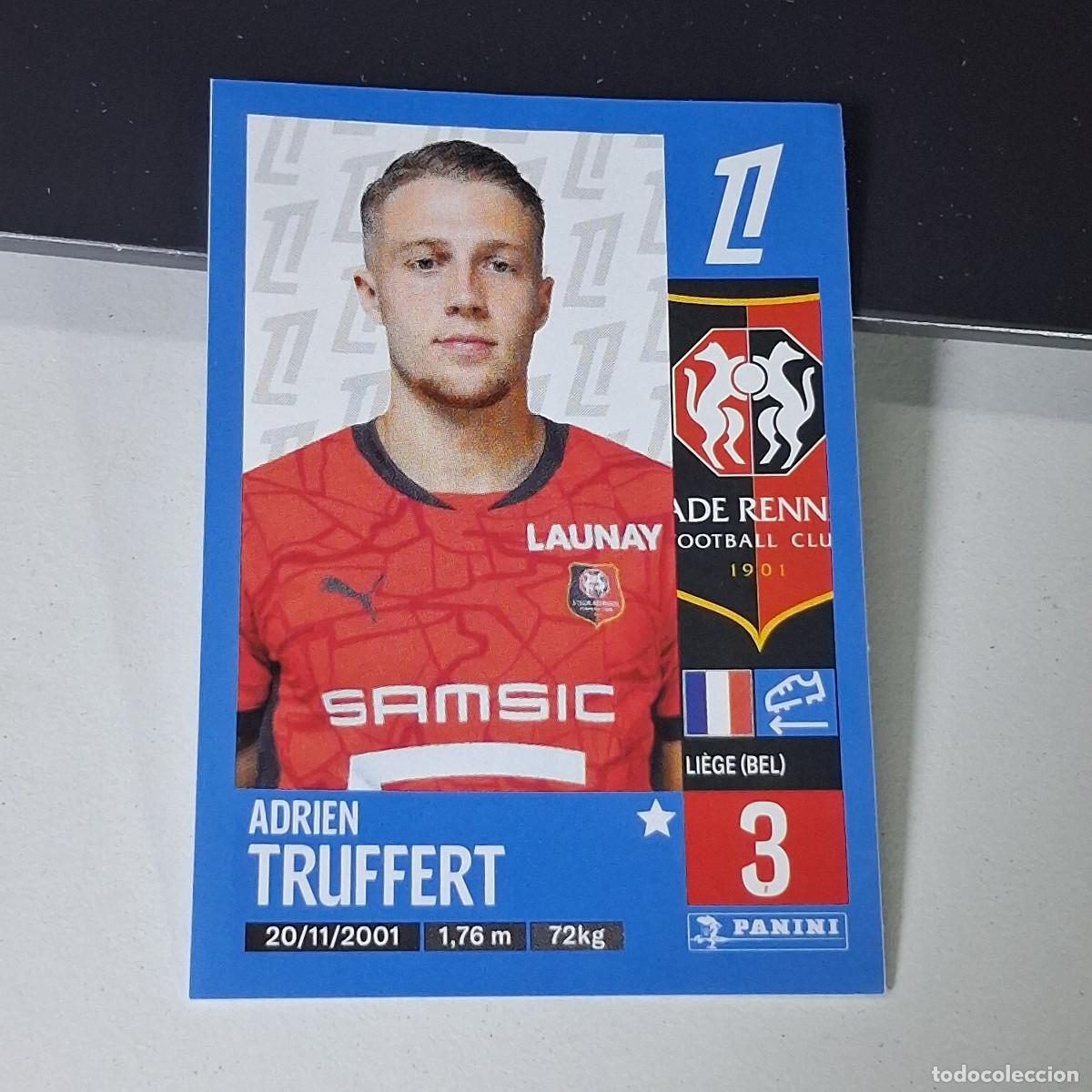 Cartes &agrave; collectionner de Football: B43 412 ADRIEN TRUFFERT STADE DE REIMS CROMO PANINI LIGUE 1 FOOT 24-25 LIGA FRANCIA 2024-2025