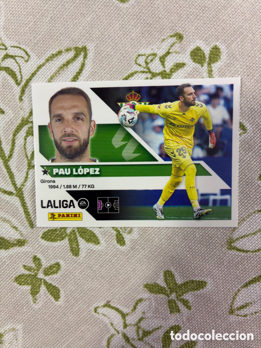 Cromos de f&uacute;tbol: Cromo Pau L&oacute;pez (N&ordm; 4) - Colecci&oacute;n Este / Panini Liga 2026-27 (Real Betis)