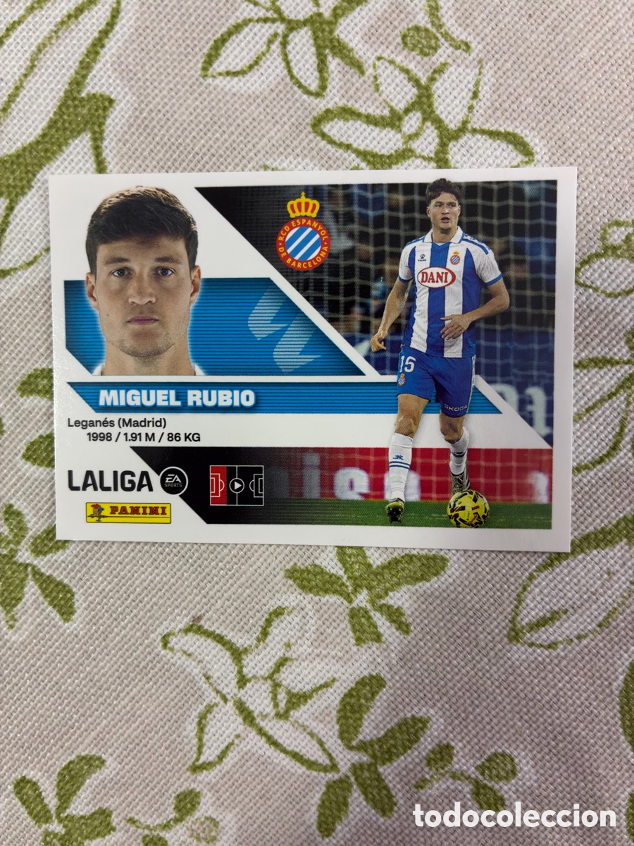 Cromos de f&uacute;tbol: Cromo Miguel Rubio (N&ordm; 9) - Colecci&oacute;n Este / Panini Liga 2026-27 (RCD Espanyol)
