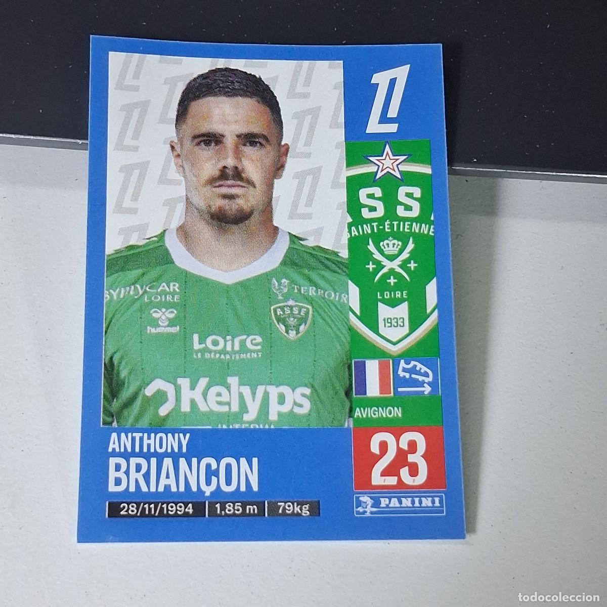 Cromos de f&uacute;tbol: B43 442 ANTHONY BRIAN&Ccedil;ON SAINT-ETIENNE CROMO PANINI LIGUE 1 FOOT 24-25 LIGA FRANCIA 2024-2025
