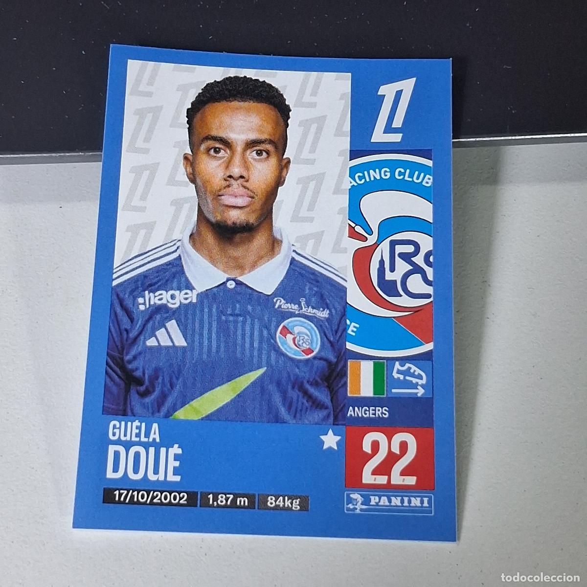 Cromos de f&uacute;tbol: B43 465 GUELA DOUE STRASBOURG CROMO PANINI LIGUE 1 FOOT 24-25 LIGA FRANCIA 2024-2025