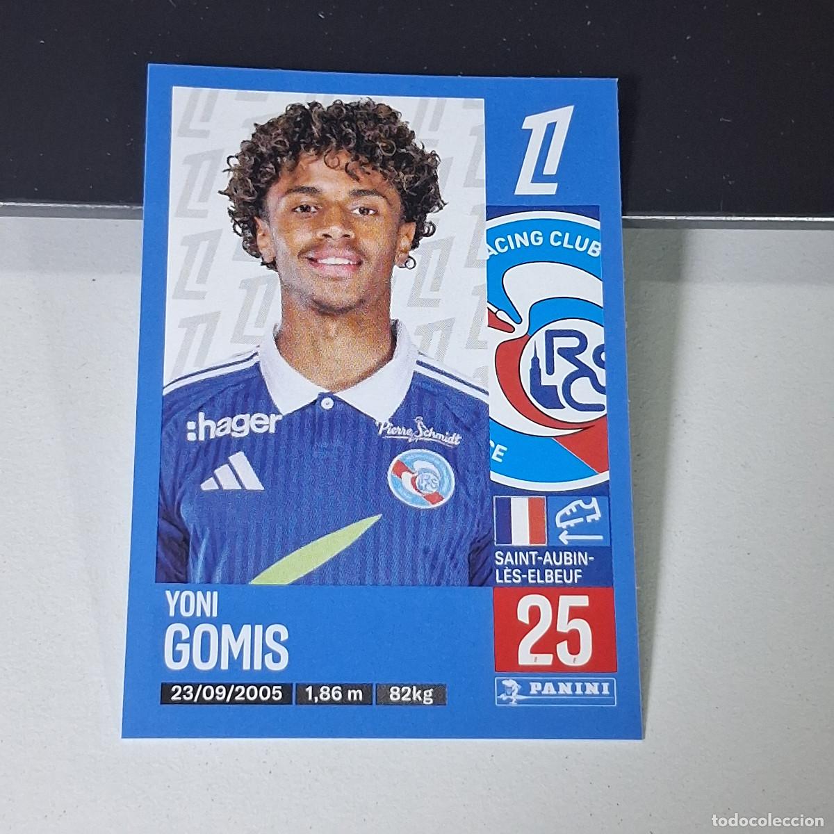 Cromos de f&uacute;tbol: B43 467 YONI GOMIS STRASBOURG CROMO PANINI LIGUE 1 FOOT 24-25 LIGA FRANCIA 2024-2025