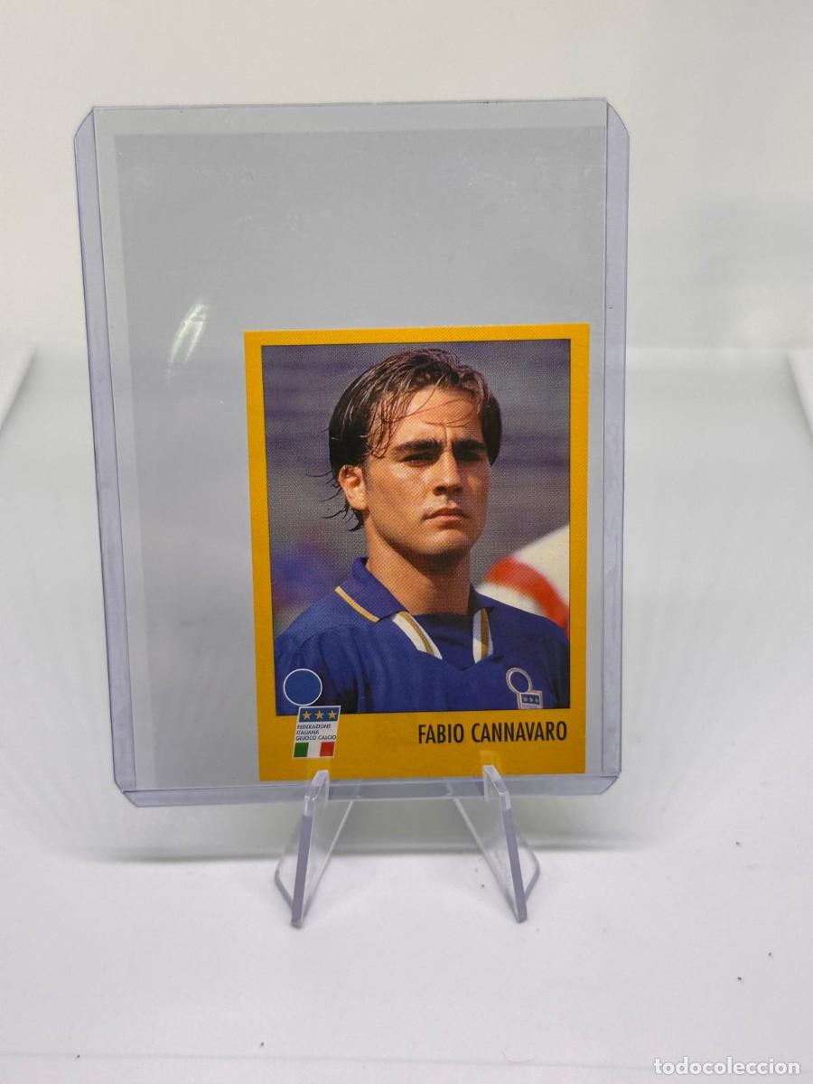 Fu&szlig;ball-Sticker: Fabio Cannavaro Azzurri Con IP France 98 Sin pegar