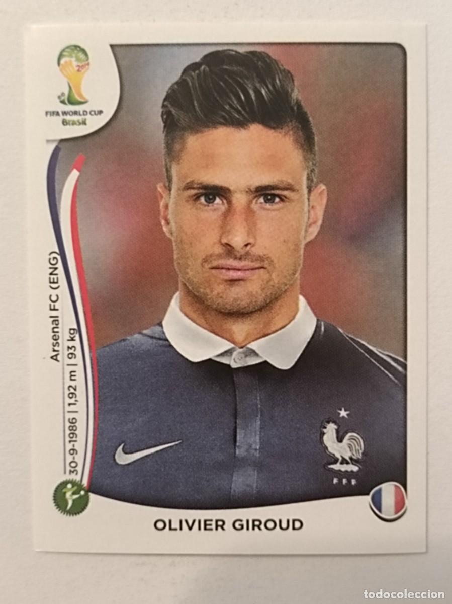 Cromos de f&uacute;tbol: #391 GIROUD (FRANCIA) MUNDIAL BRASIL 2014 PANINI