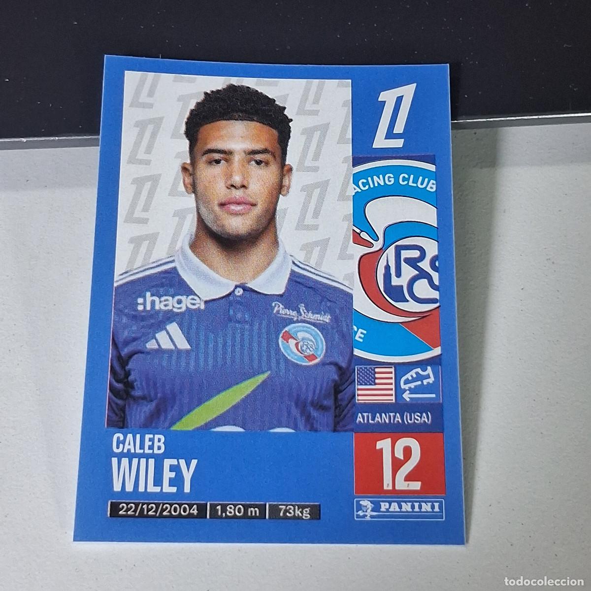 Fu&szlig;ball-Sticker: B43 472 CALEB WILEY STRASBOURG CROMO PANINI LIGUE 1 FOOT 24-25 LIGA FRANCIA 2024-2025