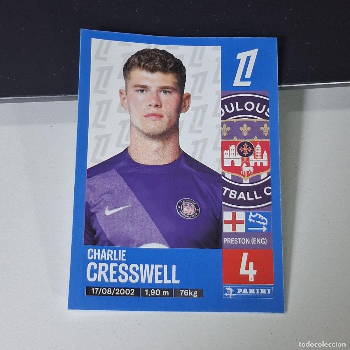 Cromos de f&uacute;tbol: B43 496 CHARLIE CRESSWELL TOULOUSE CROMO PANINI LIGUE 1 FOOT 24-25 LIGA FRANCIA 2024-2025