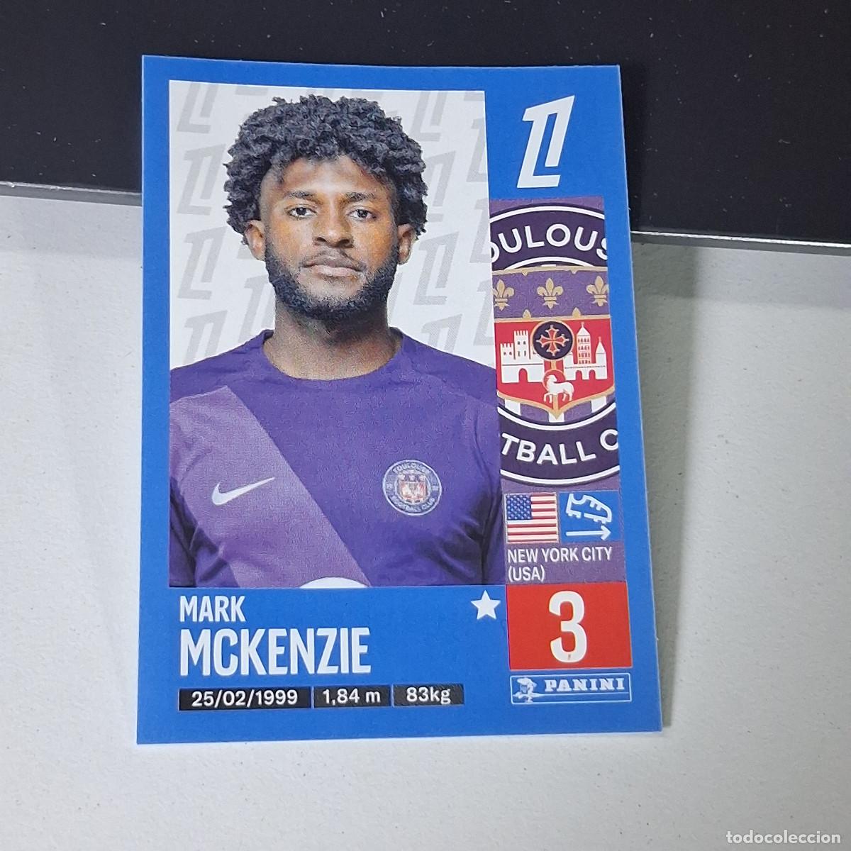 Cromos de f&uacute;tbol: B43 498 MARK MCKENZIE TOULOUSE CROMO PANINI LIGUE 1 FOOT 24-25 LIGA FRANCIA 2024-2025