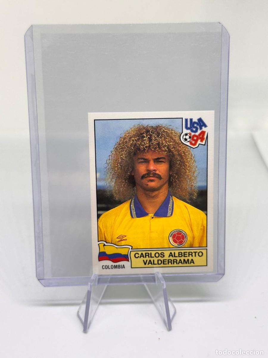 Fu&szlig;ball-Sticker: Valderrama Colombia 62 Panini USA 94 Sin Pegar