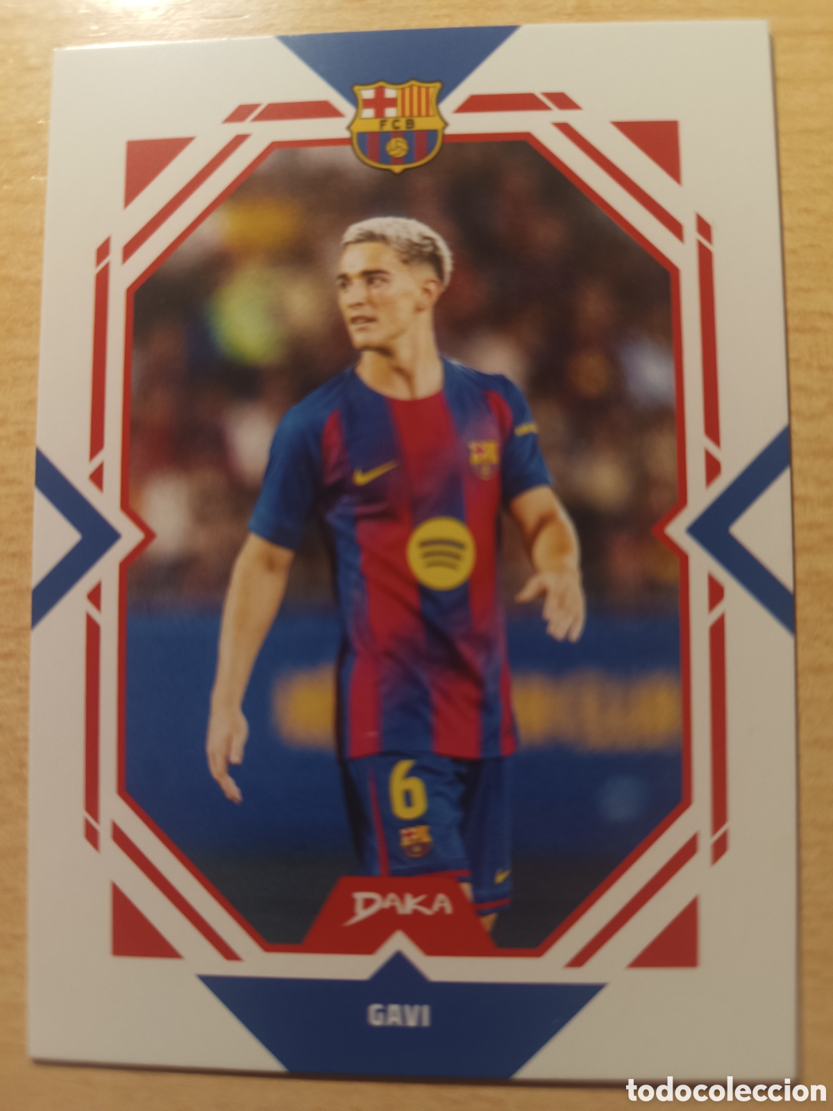 Cromos de f&uacute;tbol: FCB 13 A GAVI FC BARCELONA DAKA AUDIENCE 2025 2026 25 26