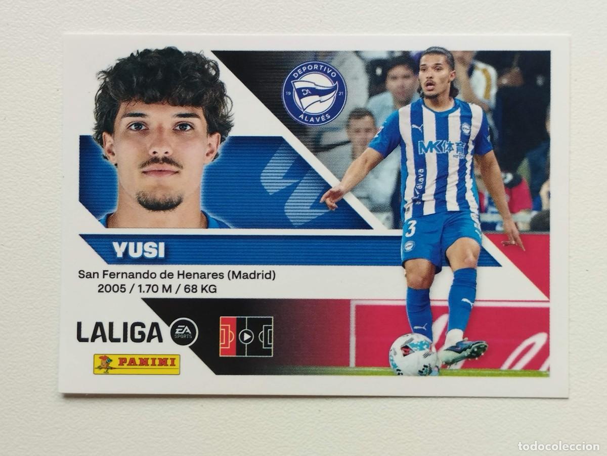 Cromos de f&uacute;tbol: CROMO STICKER COLECCIONES ESTE PANINI LIGA 2026 2027 26 27 ALAVES 9 YUSI