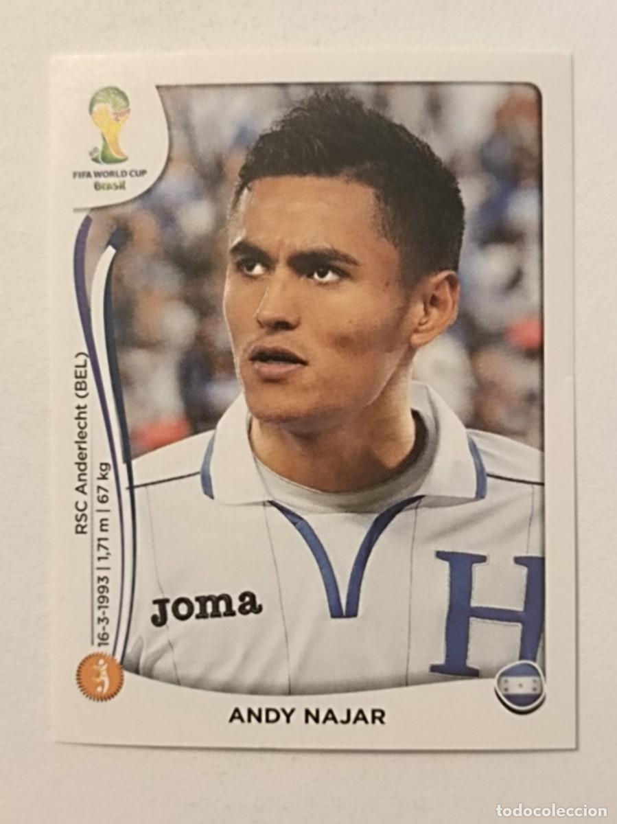 Cromos de f&uacute;tbol: #407 NAJAR (HONDURAS) MUNDIAL BRASIL 2014 PANINI