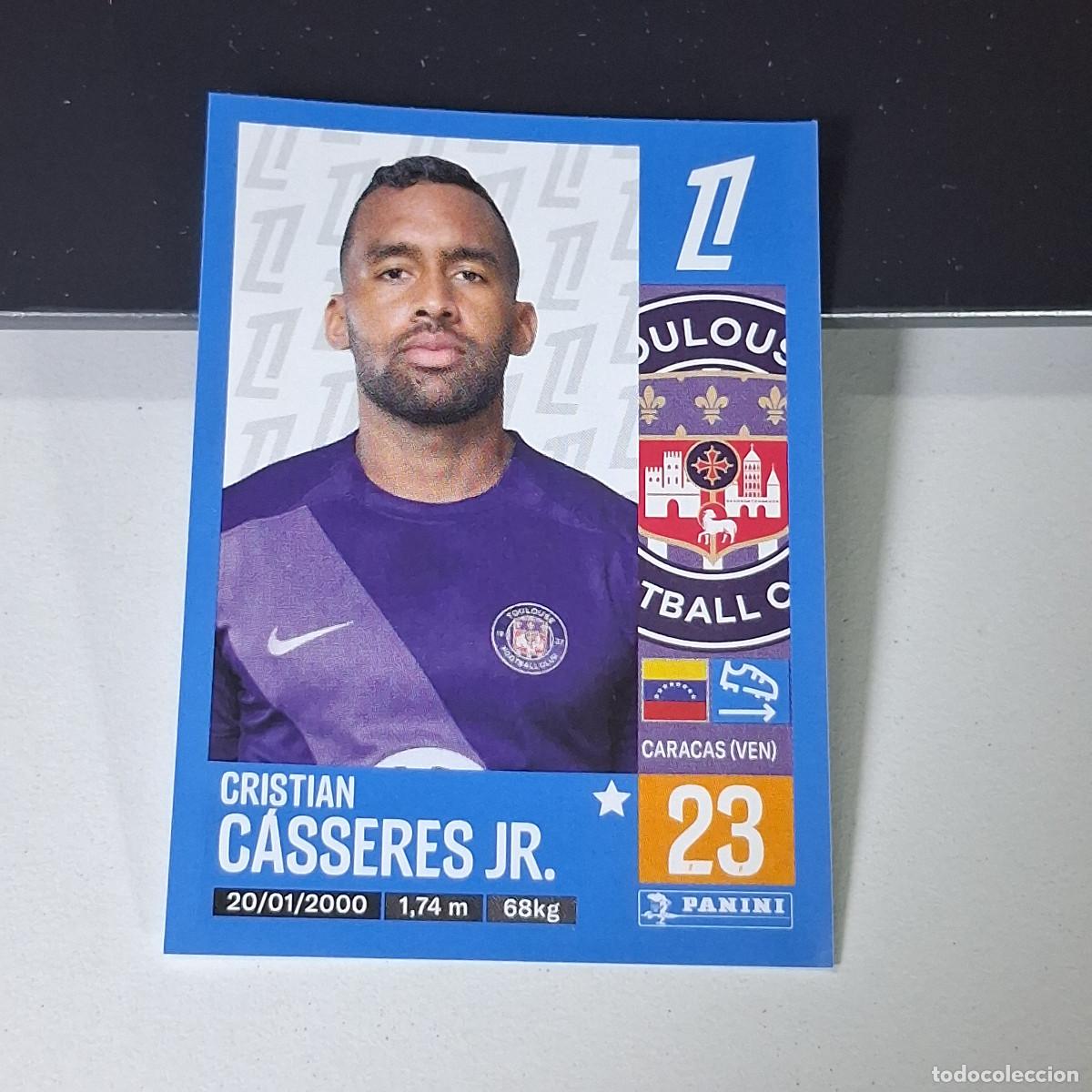 Cromos de f&uacute;tbol: B43 503 CRISTIAN CASSERES JR TOULOUSE CROMO PANINI LIGUE 1 FOOT 24-25 LIGA FRANCIA 2024-2025