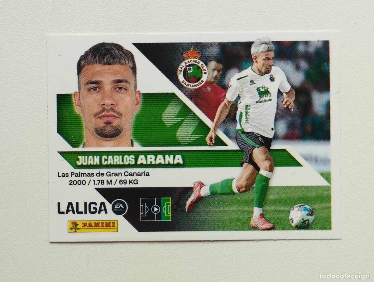 Cromos de f&uacute;tbol: CROMO STICKER COLECCIONES ESTE PANINI LIGA 2026 2027 26 27 RACING DE SANTANDER 19 JUAN CARLOS ARANA