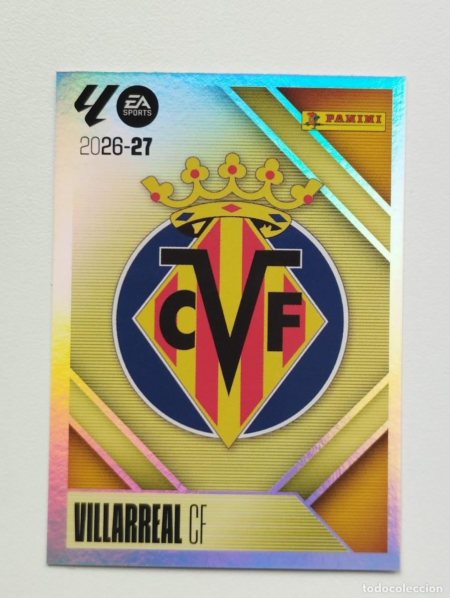 Cromos de f&uacute;tbol: CROMO STICKER COLECCIONES ESTE PANINI LIGA 2026 2027 26 27 VILLARREAL 1 ESCUDO