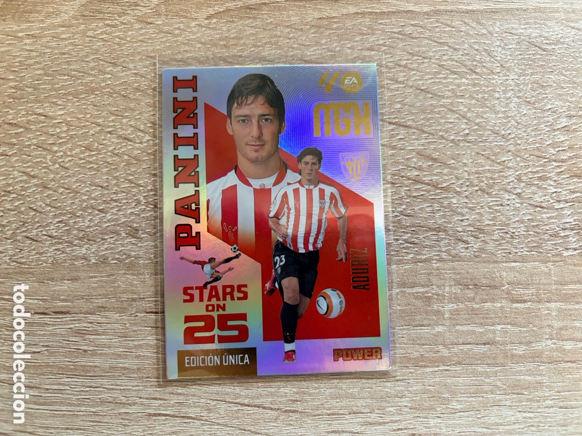 Cromos de f&uacute;tbol: ADURIZ STARS ON 25 EDICION UNICA POWER BOX PREMIUM MEGACRACKS MGK 2026 2027 26 27 ATHLETIC CLUB