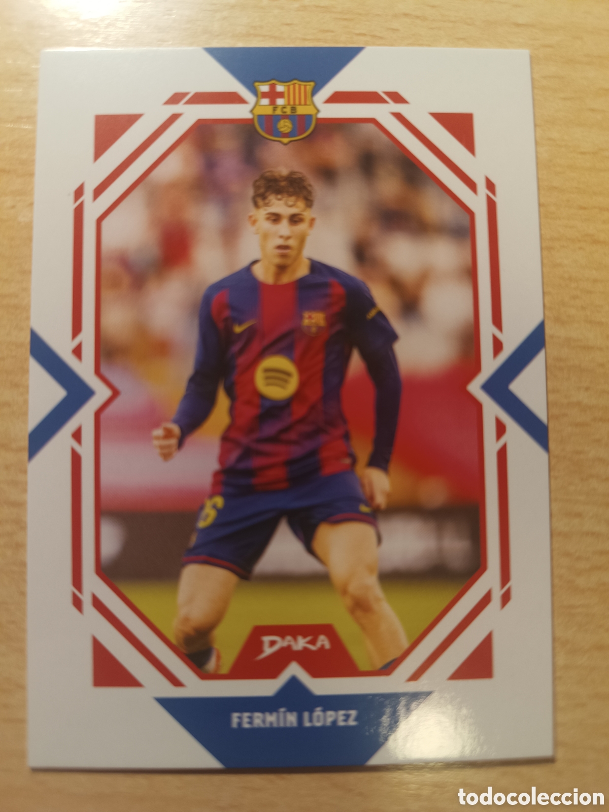 Cromos de f&uacute;tbol: FCB 8 A FERM&Iacute;N LOPEZ FC BARCELONA DAKA AUDIENCE 2025 2026 25 26