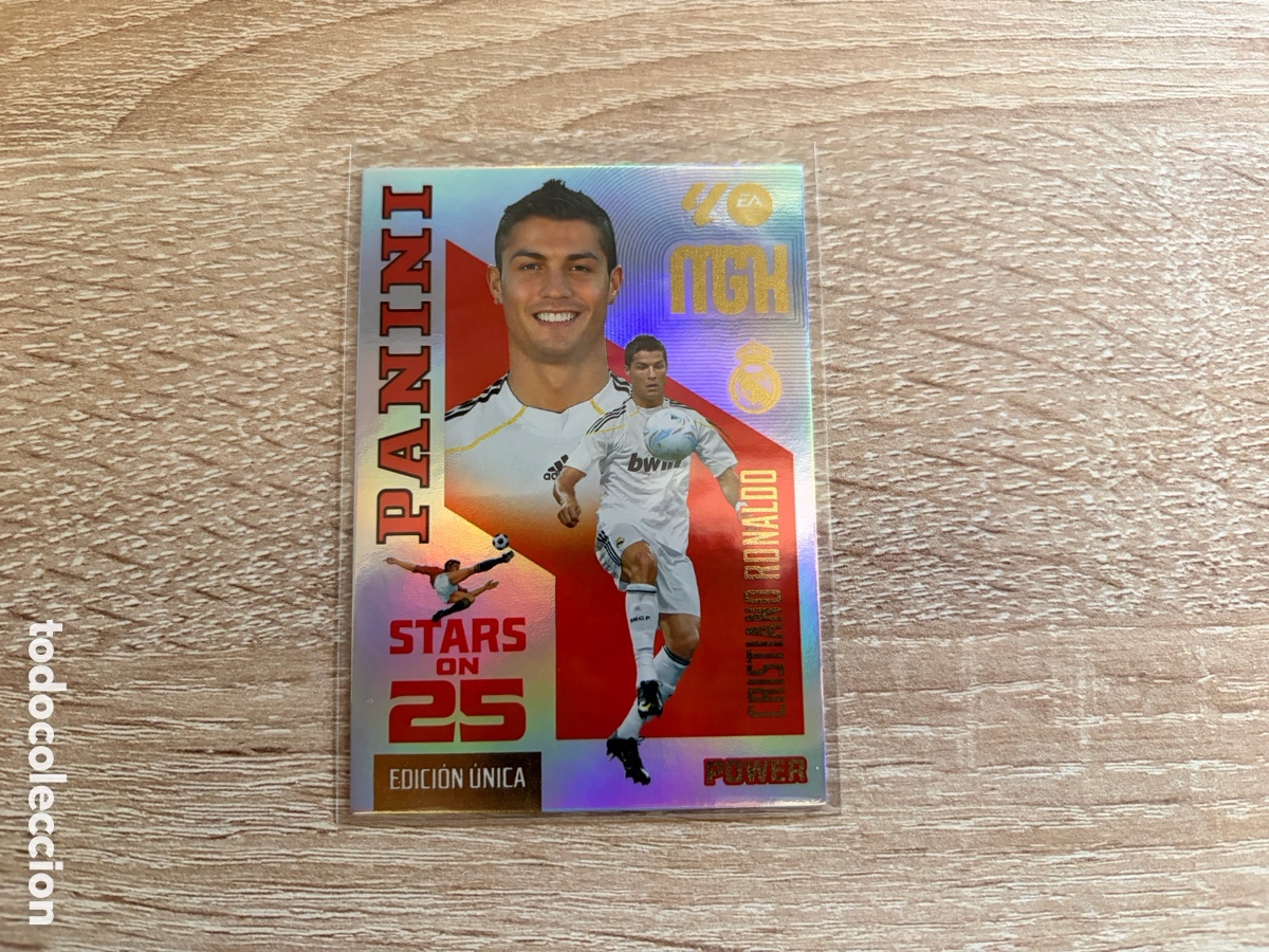 Cromos de f&uacute;tbol: RONALDO STARS ON 25 EDICION UNICA POWER BOX PREMIUM MEGACRACKS MGK 2026 2027 26 27 REAL MADRID