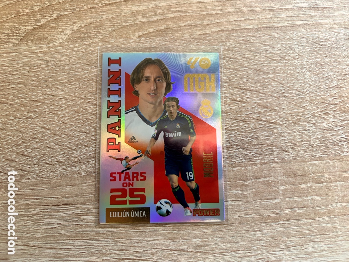 Cromos de f&uacute;tbol: MODRIC STARS ON 25 EDICION UNICA POWER BOX PREMIUM MEGACRACKS MGK 2026 2027 26 27 REAL MADRID