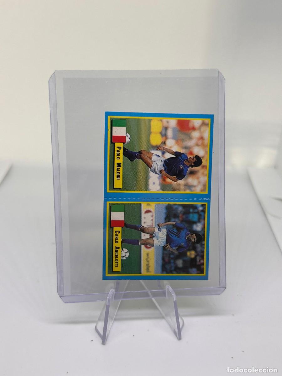 Fu&szlig;ball-Sticker: Maldini y Ancelotti Fratelli Vallardi Editori 1989