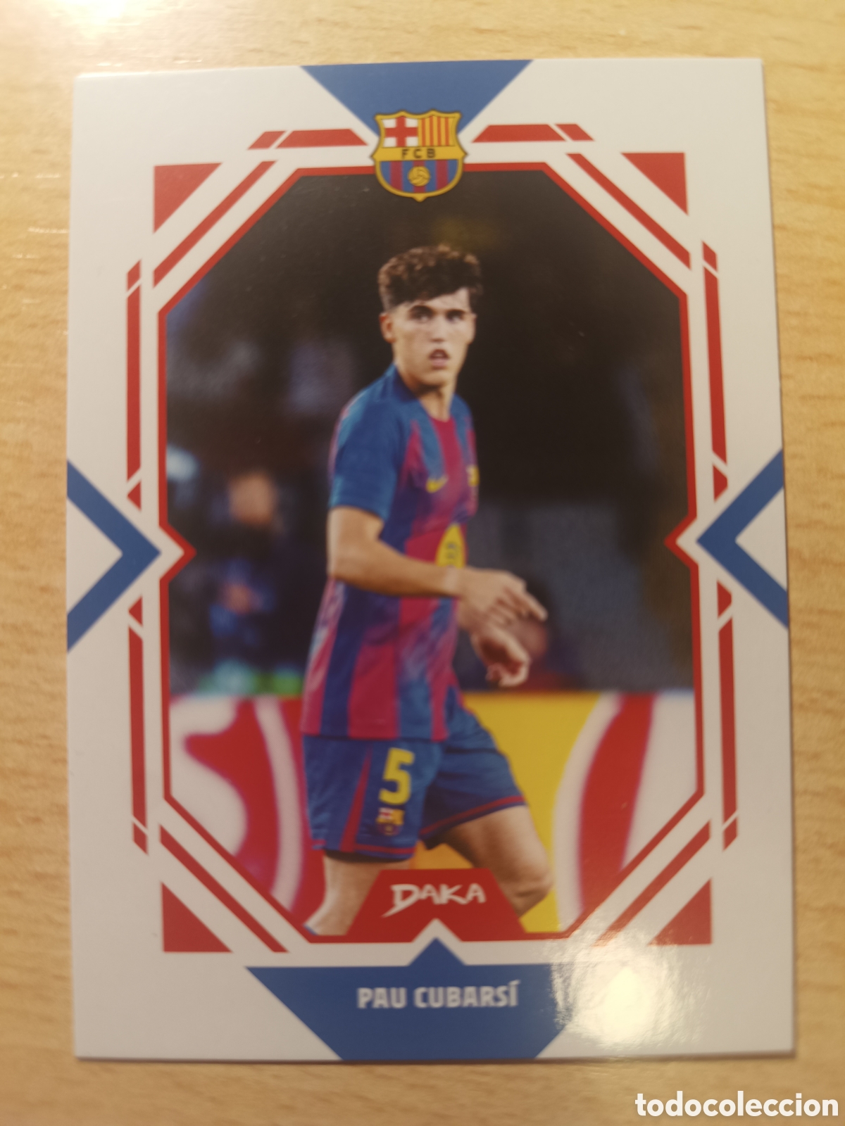 Cromos de f&uacute;tbol: FCB 19 A PAU CUBARSI FC BARCELONA DAKA AUDIENCE 2025 2026 25 26