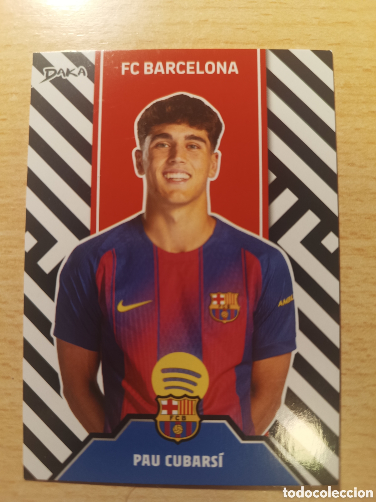 Cromos de f&uacute;tbol: TP 19 PAU CUBARSI TEAM GRUP FC BARCELONA DAKA AUDIENCE INSERT 2025 2026 25 26