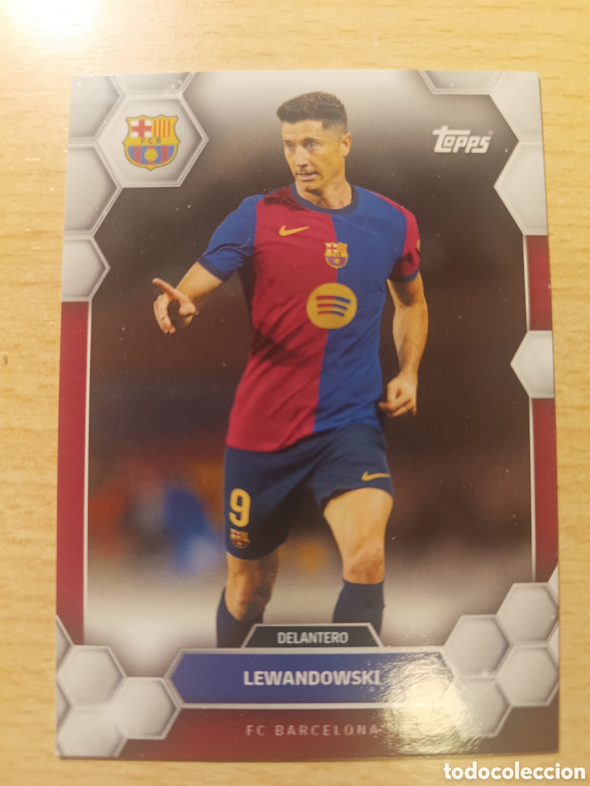 Cromos de f&uacute;tbol: 20 ROBERT LEWANDOWSKI FAN SET FC BARCELONA 2024-25 TOPPS 24 25