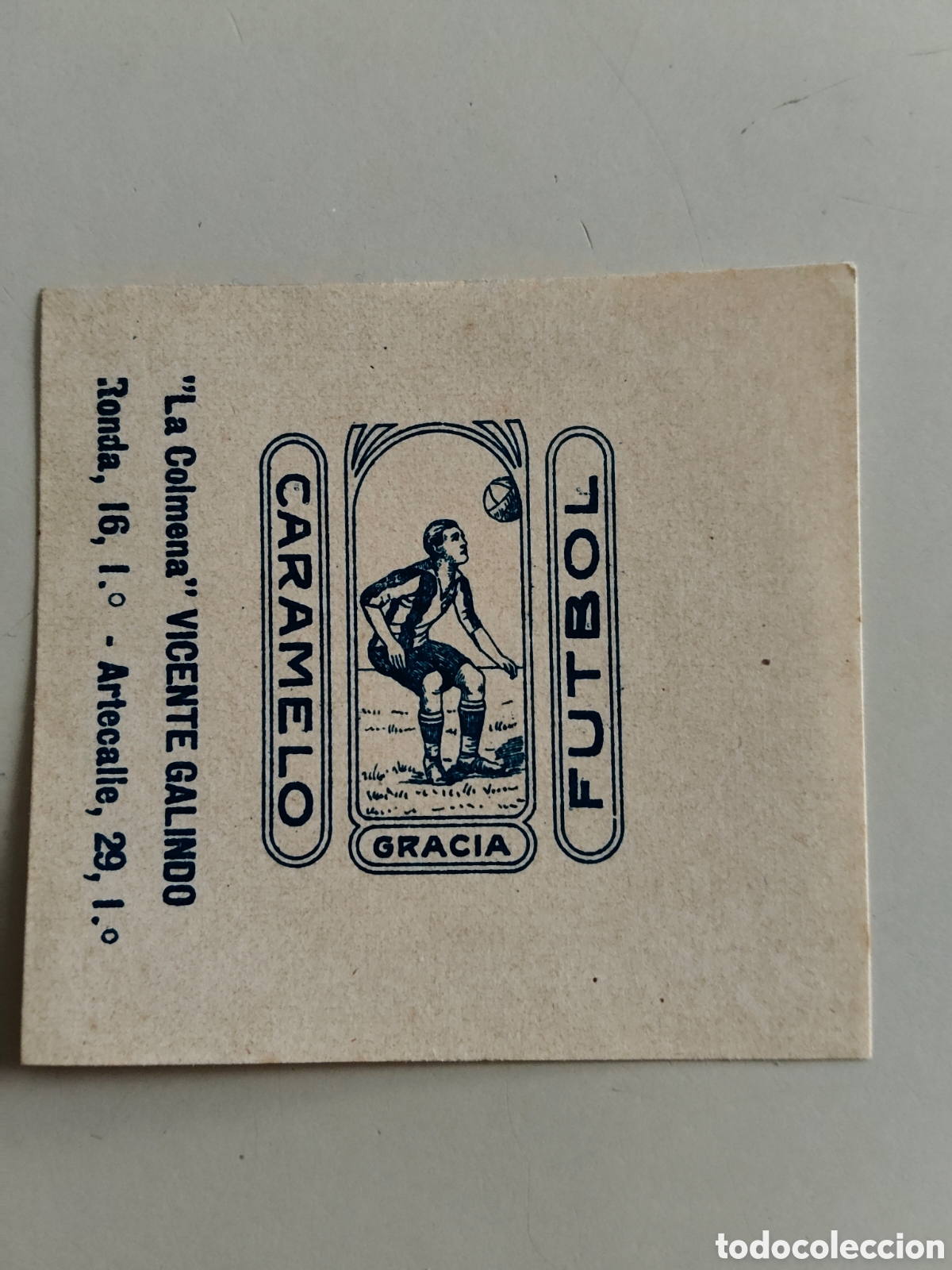 Football Stickers: Cromo futbol Gracia futbol club Barcelona caramelos La Colmena 1922