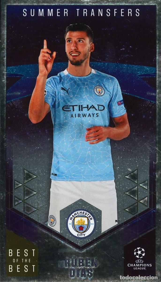 Cromos de f&uacute;tbol: FUTBOL - TOPPS - BEST OF THE BEST CHAMPIONS - 2020-2021 - 20-21 - 129 - RUBEN DIAS - MANCHESTER CITY