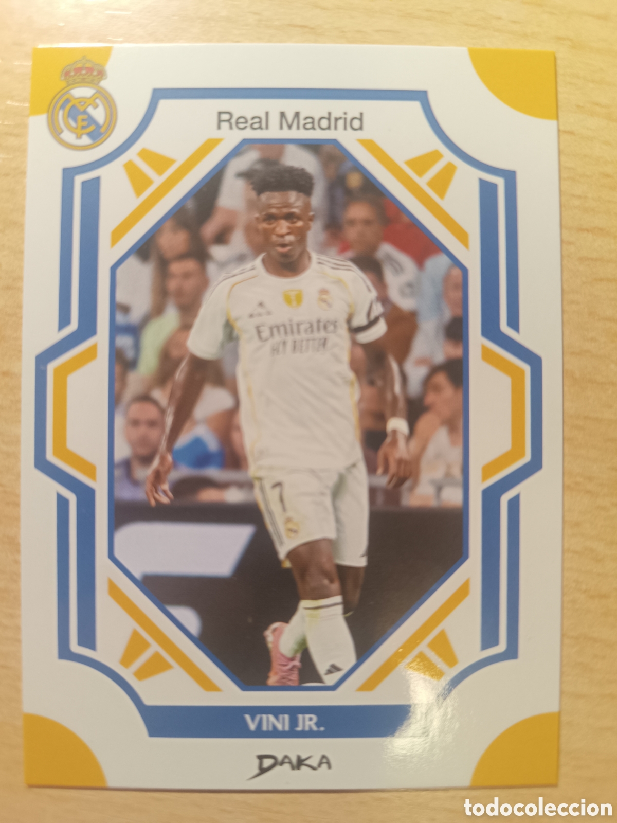 Cromos de f&uacute;tbol: 2 B VINI JR VINICIUS REAL MADRID DAKA AUDIENCE 2025 2026 25 26