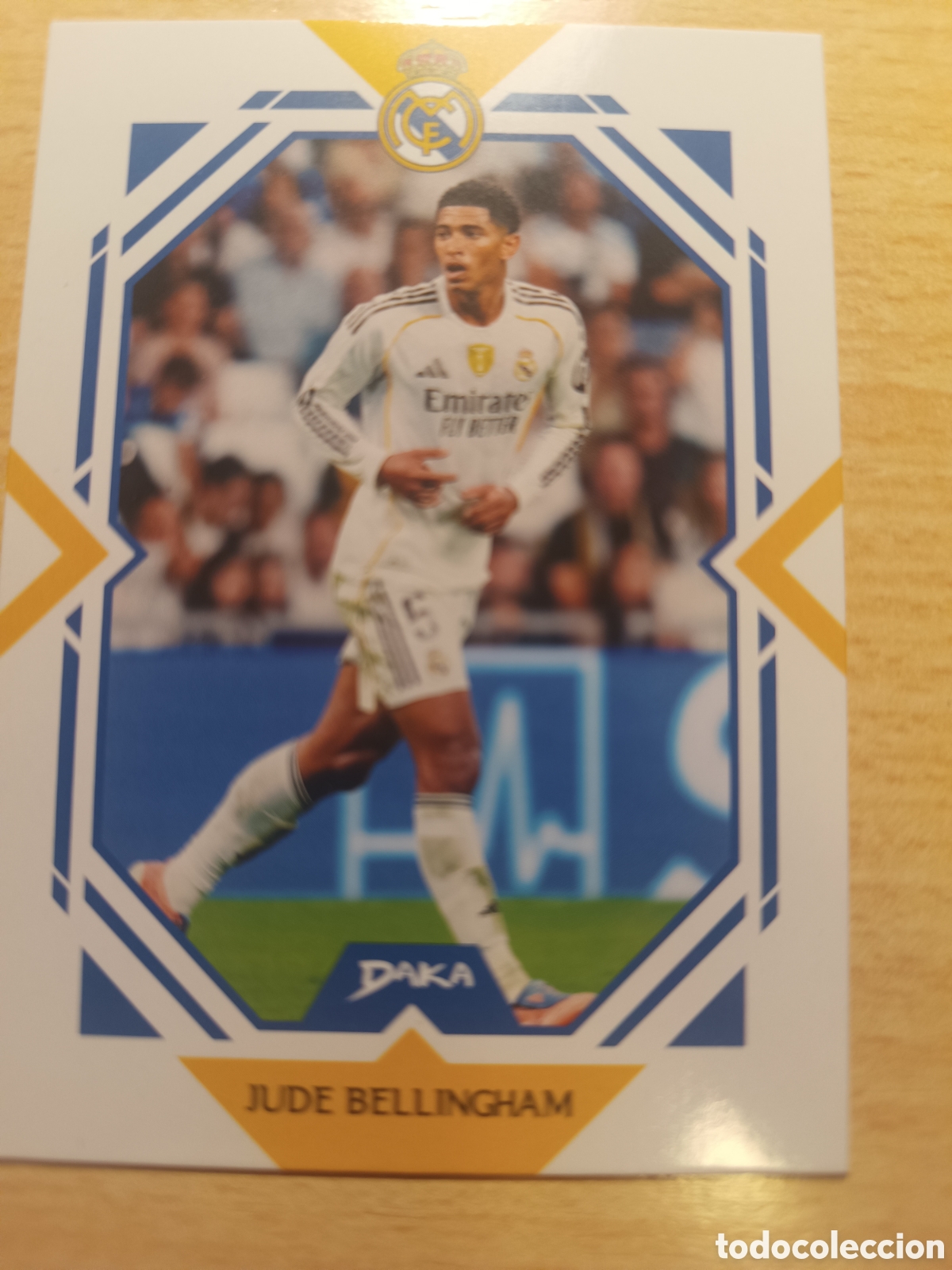 Cromos de f&uacute;tbol: RM 12 A JUDE BELLINGHAM REAL MADRID DAKA AUDIENCE 2025 2026 25 26